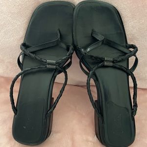 Strapped toe sandals (2) pair… $20 for both